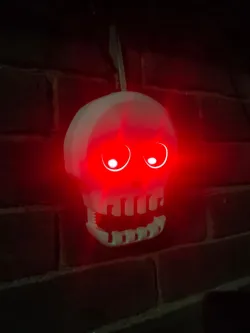 Actuated Skull Decoration