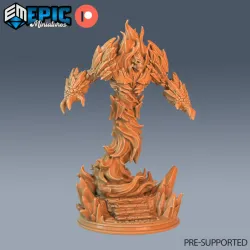 Air & Fire Elemental Prime Team / Ancient Giant Tornado & Inferno / Wind & Flame Element Primordial