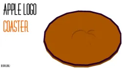 APPLE coaster / APPLE podtácek