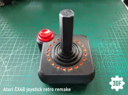 Atari CX10 CX40 Joystick - STL VERSION! - Using Arcade Parts