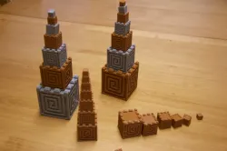 Aztec Cube Tower Blocks