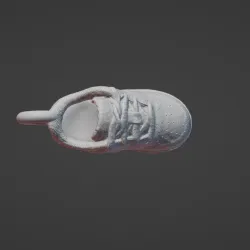 Baby Nike Air Force keychain pendant
