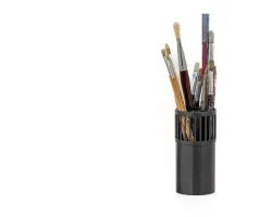 BALLASTED TIDY CUP FOR LARGER ARTISTS' BRUSHES