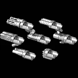 BATTLESUIT TWIN RANGED WEAPONS