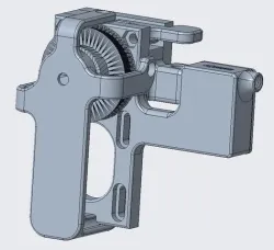 Belted Bowden Extruder with Filament Runout - v1