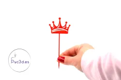 BIRTHDAY CROWN CAKE TOPPER