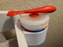 Boudreaux's Baby Butt Paste Container "Wall Mount"