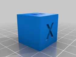 Calibration Cube XYZ