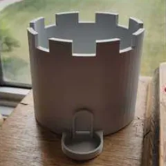 Castle Planter with Drain