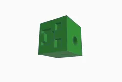 Creeper Head Keychain