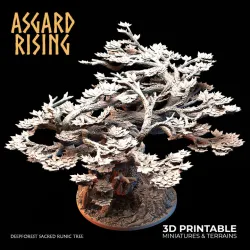 Deepforest - Ritual Circles & Sacred Runic Tree /Terrain/ /Pre-supported/