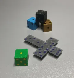 Dual Colour Dice mini (foldable)