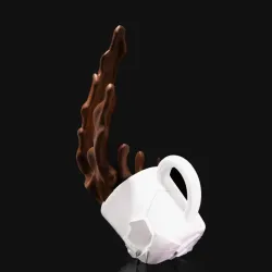 Falling Coffee Cup