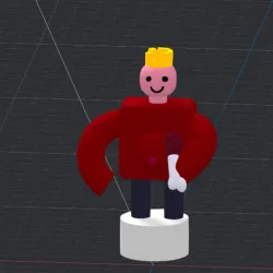fantasy king chess piece free
