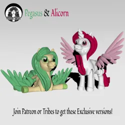 Flexy Pony and Unicorn