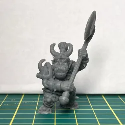 FREE STL! Orc with Great Weapon PRESUPPORTED