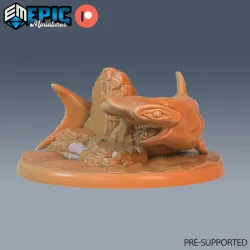 Giant Sea Turtle & Shark Team / Water Beast Kaiju / Black Tortoise / Sea Predator / Ocean Encounter