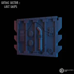 Gothic Navy Spaceship - A boarding action terrain