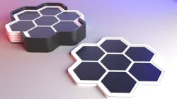 Honeycomb Hexagon Heat Tile Coaster - Raised Hexagons