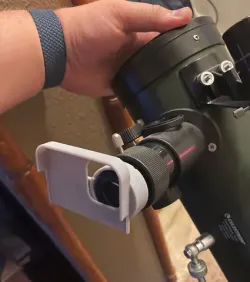 Iphone 12 Celestron 20mm Eye - Telescope Mount