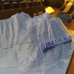 Ira Spring to Mason Lake 3D Trail Map - PNW Hiking Trail