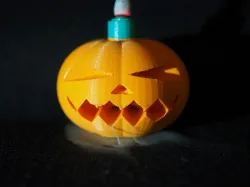Jack-o-lantern backflow incense burner