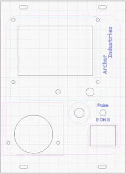 K40 Mini Custom Control Panel for Cohesion3D/RepRapDiscount LCD and Ammeter/Current Meter
