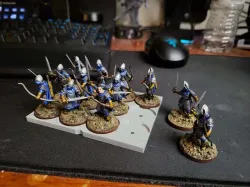Kings of War Infantry Regiment Trays for 25mm Round Base Miniatures