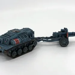 Krevarian Field Artillery and tractors