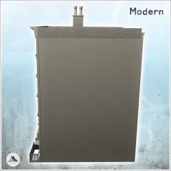 Large modern building with gate and entrance staircase (20) - Cold Era Modern Warfare Conflict World War 3