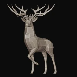 Low Poly Deer