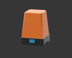 Low poly resin printer miniature