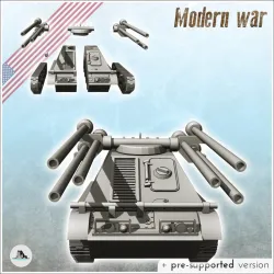 M50 Ontos 106 mm light armored anti-tank vehicle - USA US Army Cold War America Era Iron Curtain Warfare Crisis Conflict