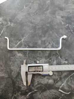 Mini fridge - end bushing for wire door bar retainer