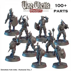 Modular Swords for hire : Humans vol.1  [PRE-SUPPORTED]
