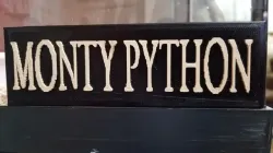 Monty Python Logo Sign
