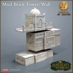 Mud Brick Tower and Wall- Triumph of Shapur