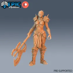 Orc Warrior Set / Green Skin Army / Evil Humanoid / Male Blade Master Monk / Female General