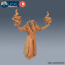 Orc Witch Hunter & Shaman Set / Male Warrior / Green Skin Army / Evil Humanoid / Warlock General