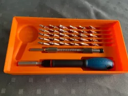OWIM Lidl Screwdriver & 30 bit set #Gridfinity holder