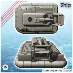 Patrol Air Cushion Vehicle (PACV) hovercraft - Vietnam War An Lao Cua Da Nang Dong Ha Hill 937 Hue Khe Sanh US USA Khmer South America