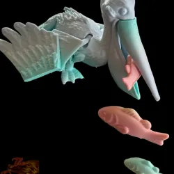 Pelican and Fish