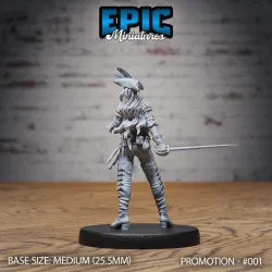 Pirate Captain Anne Bonny / Female Corsair / Epic Miniatures Promotion