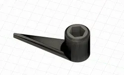 Prusa MINI Silicone Bed Leveling Mod - bed tightening jig  (hex arrow remix)