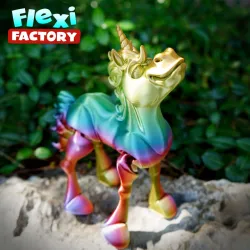 Public Release: Flexi Factory Pegasus, Unicorn, Horse and Alicorn