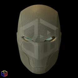 Red Hood Rebirth Textured Helmet