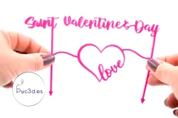SAINT VALENTINE'S DAY CAKE TOPPER