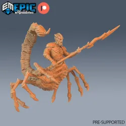 Scorpion Arachne Spear Team / Arachnid Female & Male / Evil Human Devil Hybrid / Poison Humanoid / Wild Southern Army / Hell Encounter
