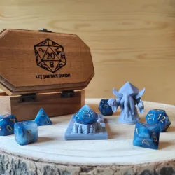 (SET 2 of 2) Dice Keepers - 7 of 14 miniature & polyhedral dice stand