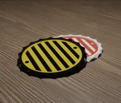 Simple Patterned Drink Coaster